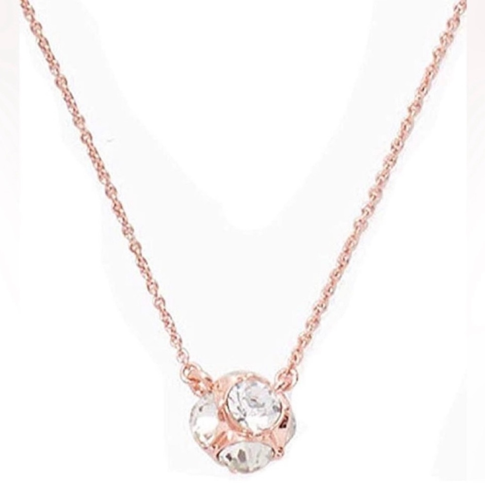 Kate Spade Lady Marmalade Mini Pendant Rose Gold Necklace - NWT